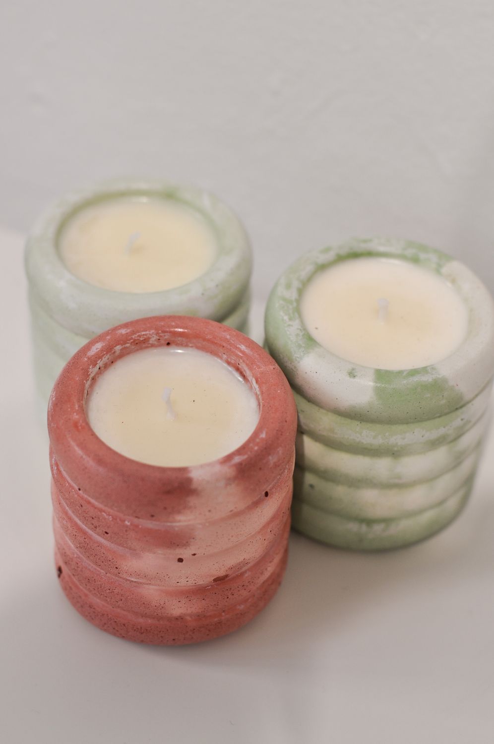 VELA ANILLAS CANELA NARANJA