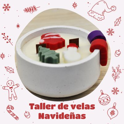 TALLER DE VELA NAVIDEÑA EN BOWL DE HORMIGÓN
