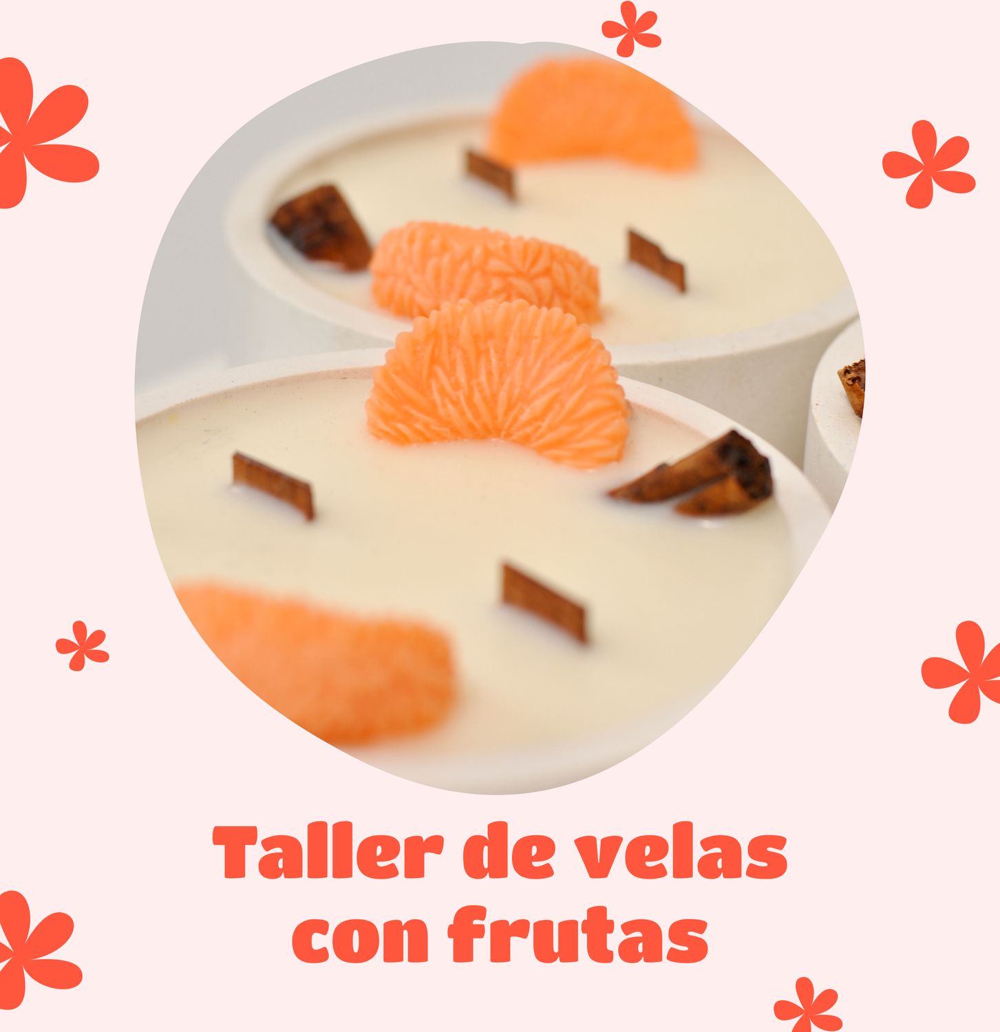 TALLER DE VELA DE FRUTAS EN BOWL DE HORMIGÓN