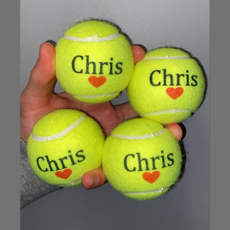 Personalised Tennis Balls