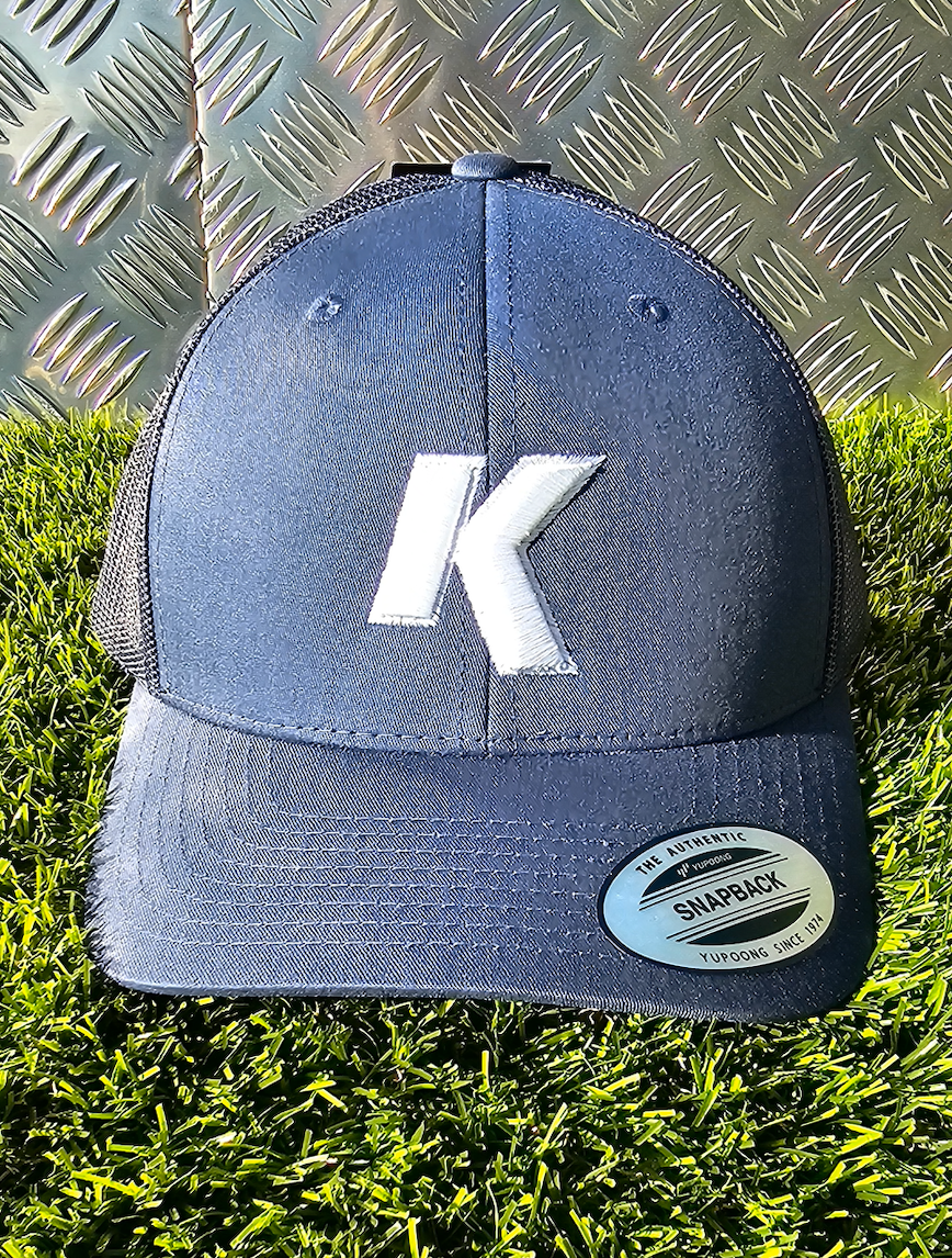 K-Cap (NBWW) Navy Blue with white stitch & white logo