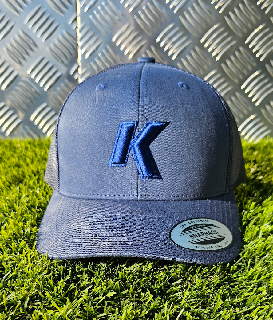 K-Cap (BBB) Navy Blue with blue stitch & blue logo
