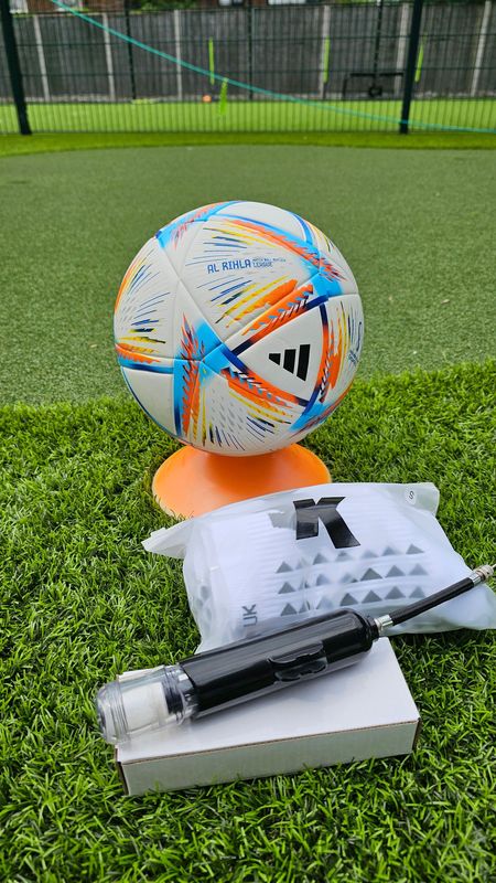 Al Rihla Qatar World Cup 2022 Official Match Ball Size 5 / Grip Socks / Pump