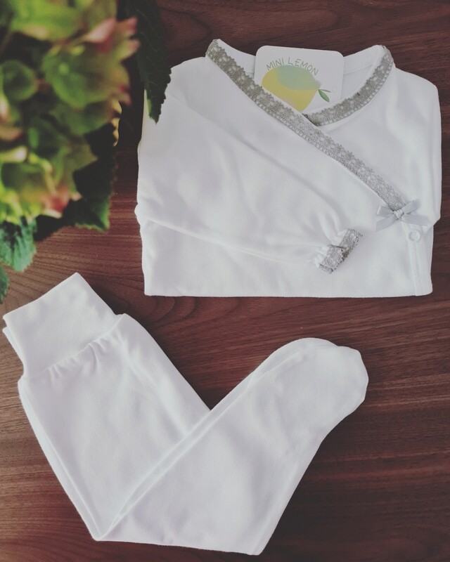 Conjunto body + calça Renda