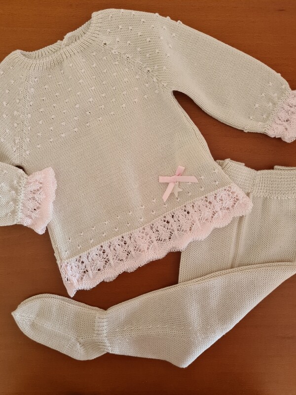Conjunto Malha MAC rosa