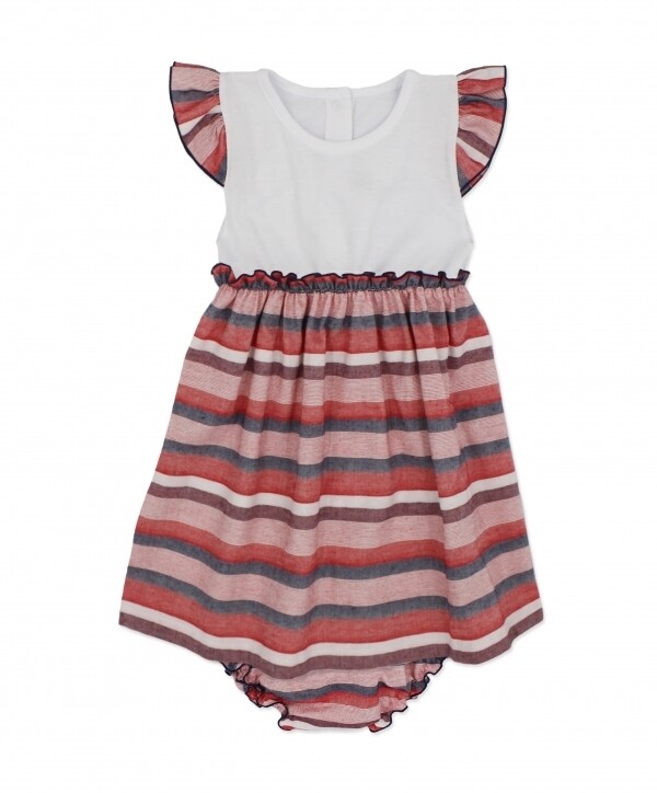 Conjunto vestido e tapa fraldas Navy 