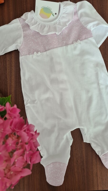 Babygrow Flor rosa