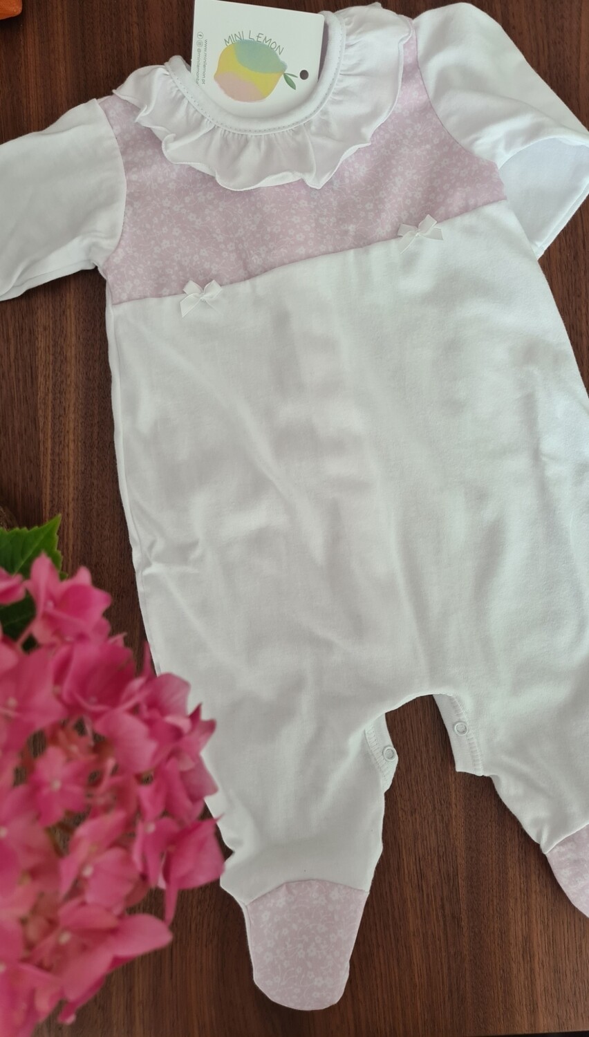 Babygrow Flor rosa