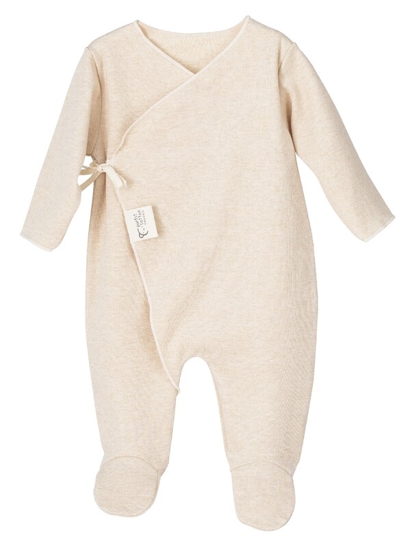 Babygrow Algodão puro cor areia