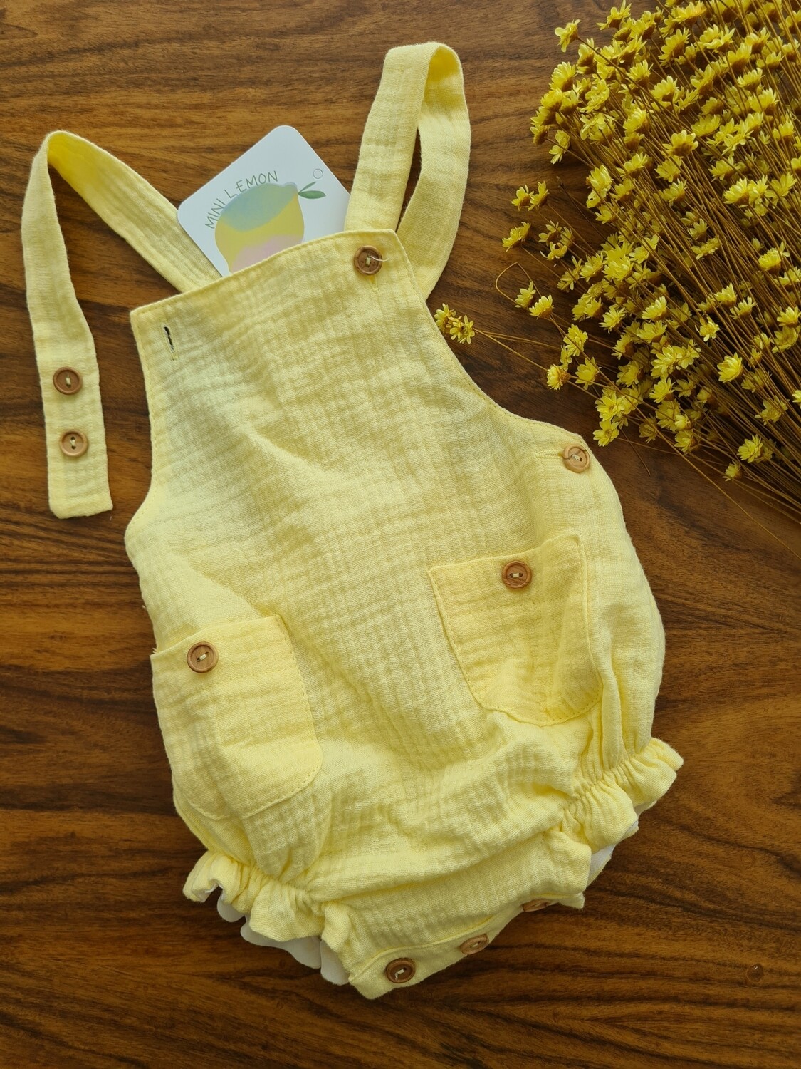 Fofo Amarelo Musselina