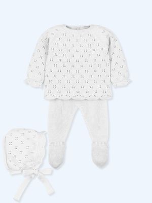 Conjunto de 3 peças Branco - PINTURESQUE