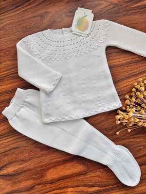 Conjunto de duas peças Branco - EXOTIC