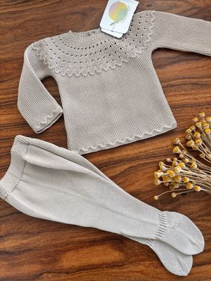 Conjunto de duas peças Bege - EXOTIC