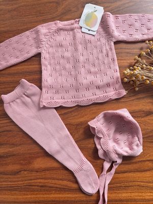 Conjunto de 3 peças Rosa - PINTURESQUE