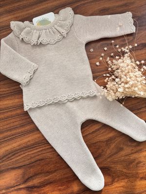 Conjunto Algodão Areia