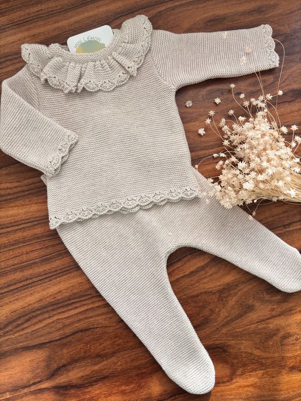 Conjunto Algodão Areia