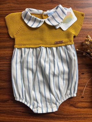 Fofo combinado riscas Amarelo - ECO RADIANT