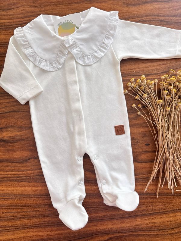 Babygrow Limãozinho folho pérola
