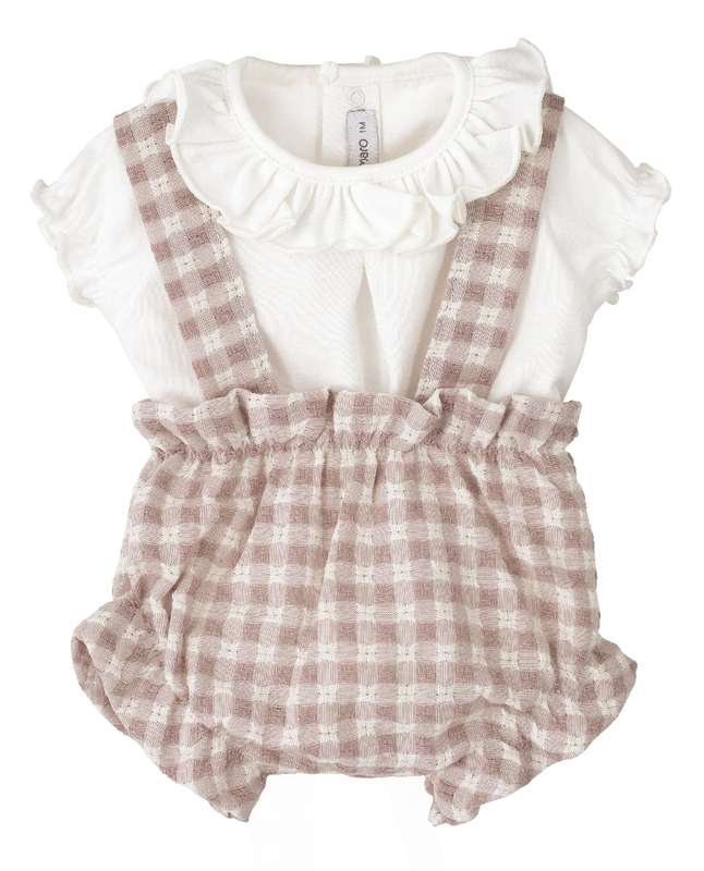 Conjunto Vichy Vintage rosa
