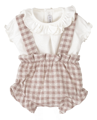 Conjunto Vichy Vintage rosa