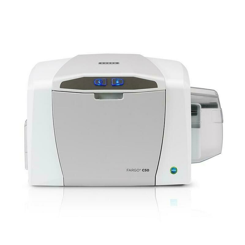 HID FARGO C50 Single-Sided ID Card Printer Bundle HID FARGO C50 Single-Sided ID Card Printer Bundle