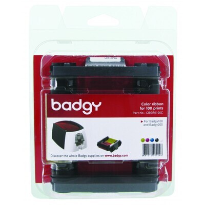 Evolis Badgy 200 YMCKO Full colour ribbon - 100 Images Evolis Badgy 200 YMCKO Full colour ribbon - 100 Images