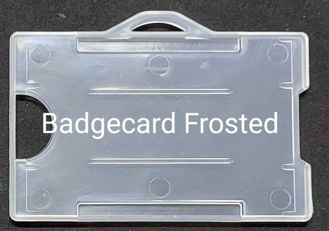 Frosted ID card holder - pack of 100