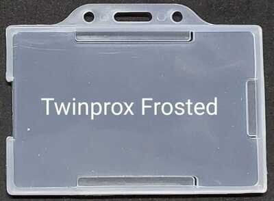 Twinprox Frosted ID card holder - pack of 100 Twinprox Frosted ID card holder - pack of 100