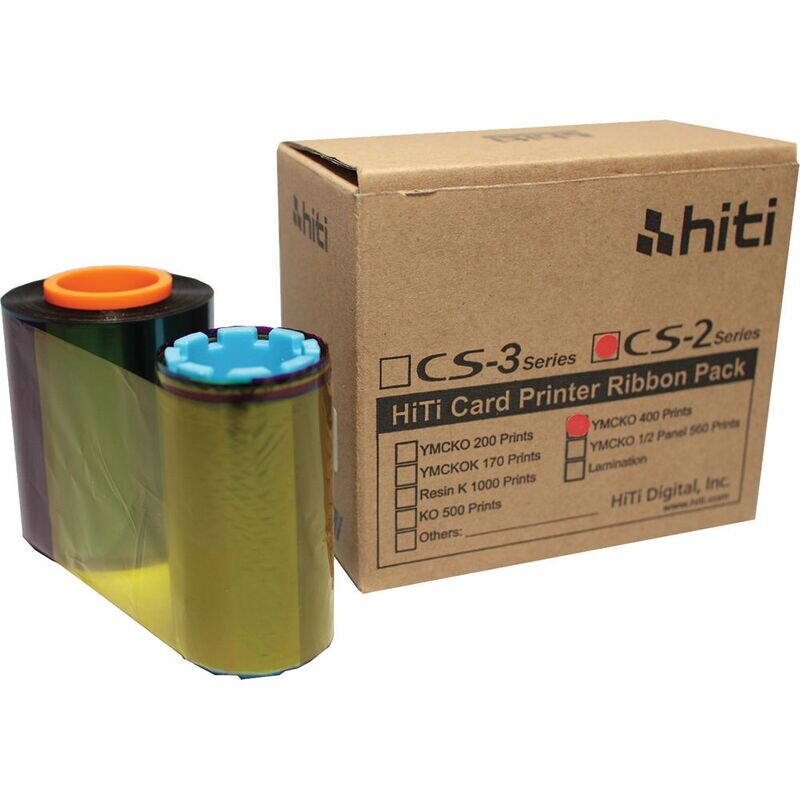 HiTi CS200e YMCKO 400 Print Ribbon HiTi CS200e YMCKO 400 Print Ribbon