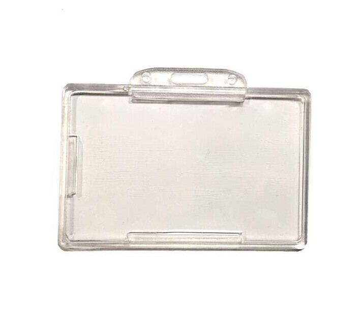 Clear Landscape ID card holder - pack of 100