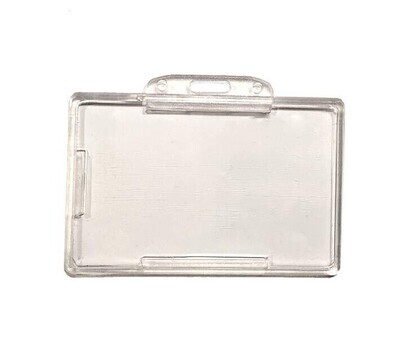 Clear Landscape ID card holder - pack of 100 Clear Landscape ID card holder - pack of 100
