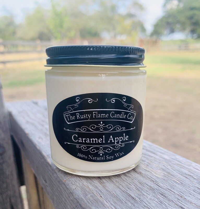 Rusty Flame Mini Candle Caramel Apple
