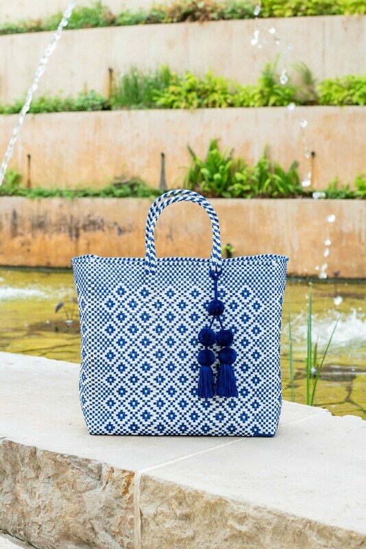 Letra Rambo Bag Navy White Medium