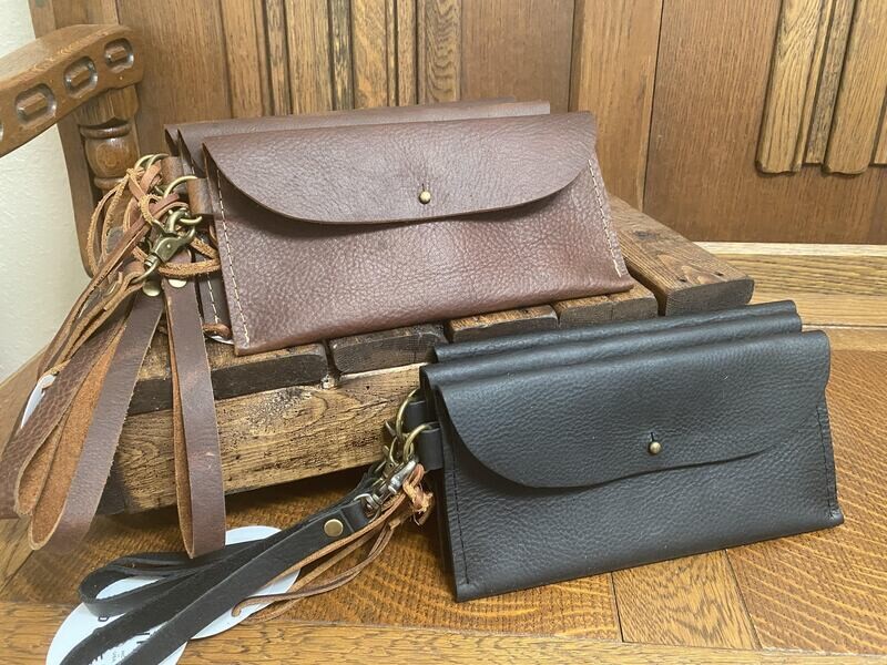 Hawks &amp; Doves June Wallet Wristlet Black