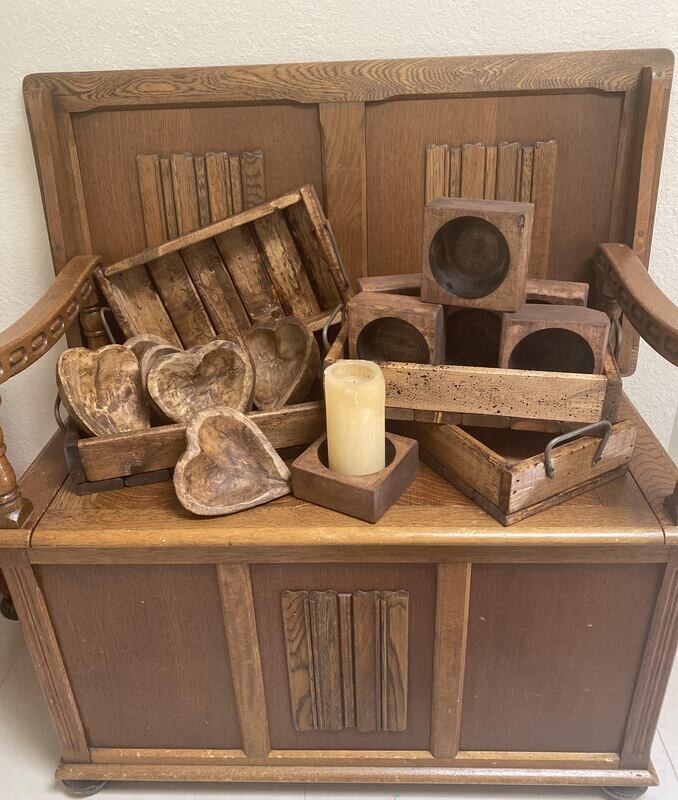 Forever Green Small Wood Tray