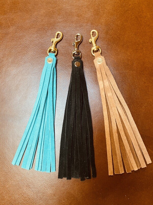 Bear Creek Leather Tassel Black