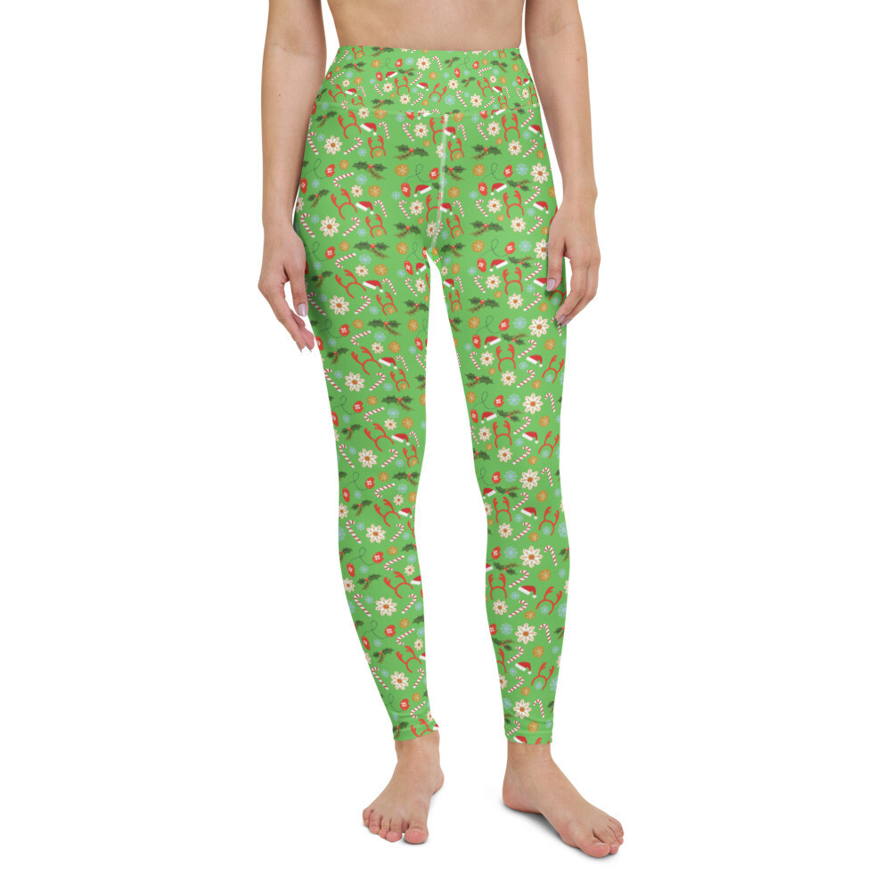 Cookies for Santa Yoga Leggings