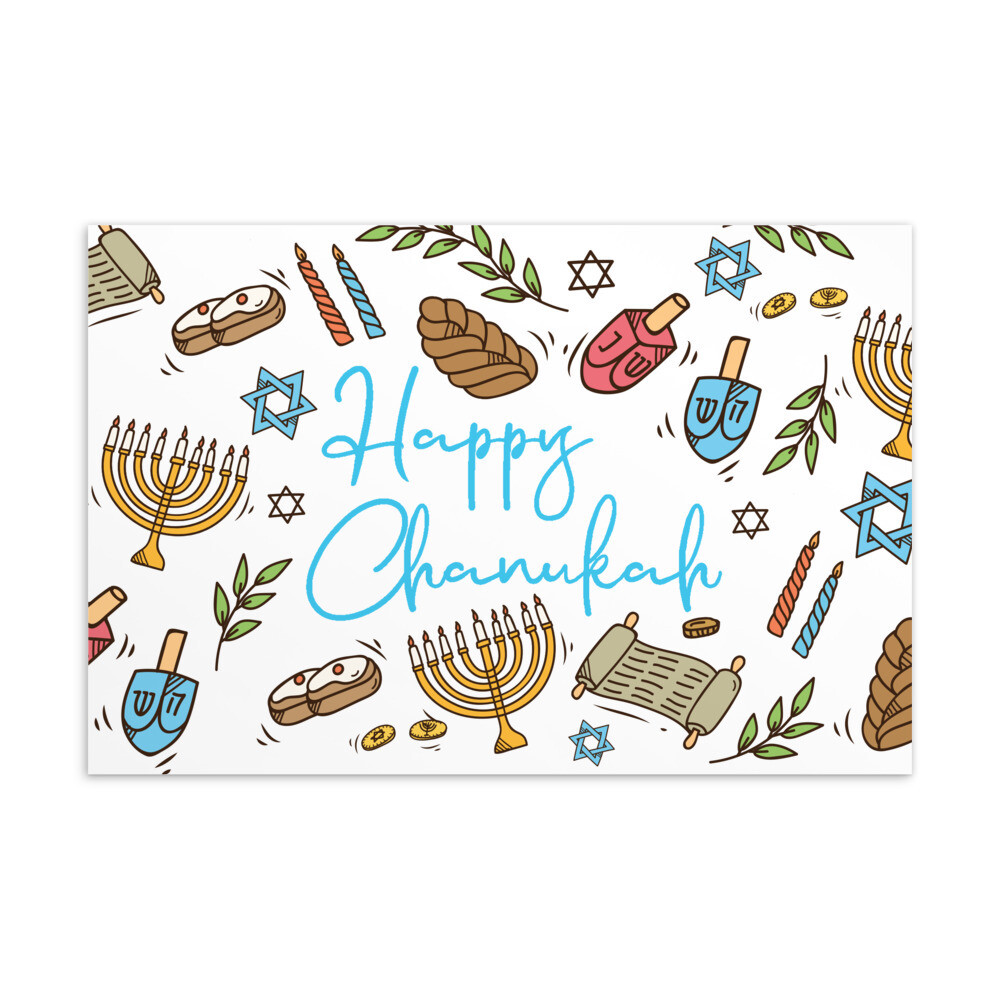 Happy Chanukah Postcard
