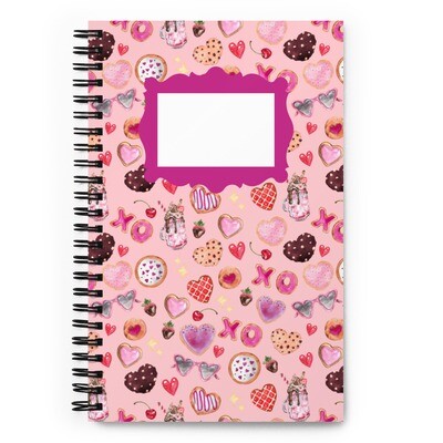 Sweet Love Spiral notebook