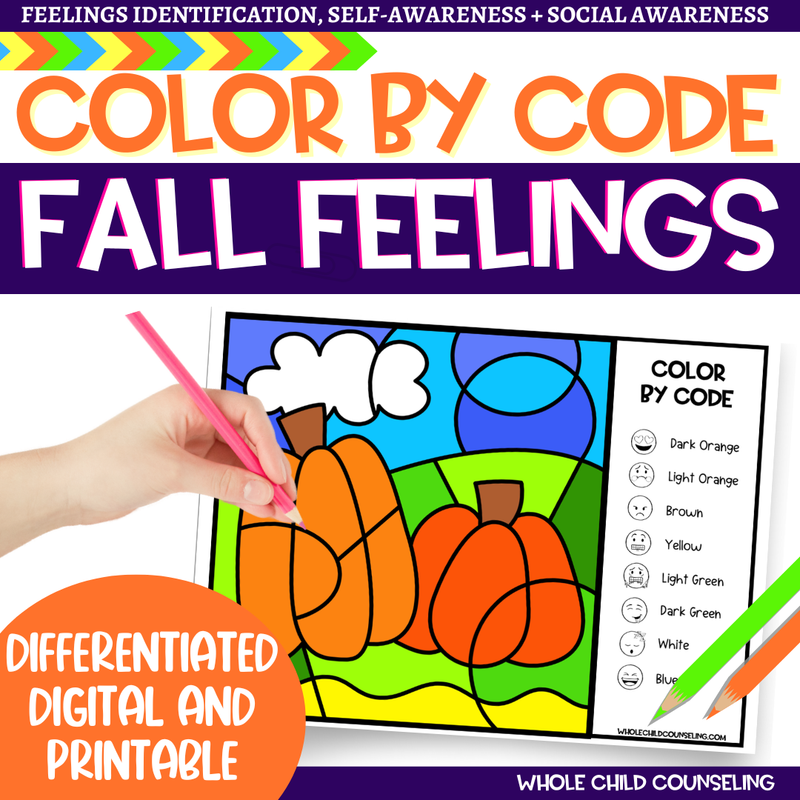 Halloween Feelings Color by Code