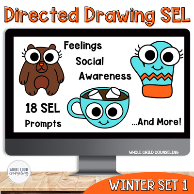 Winter SEL Directed Drawing Set 1 Winter SEL Directed Drawing Set 1