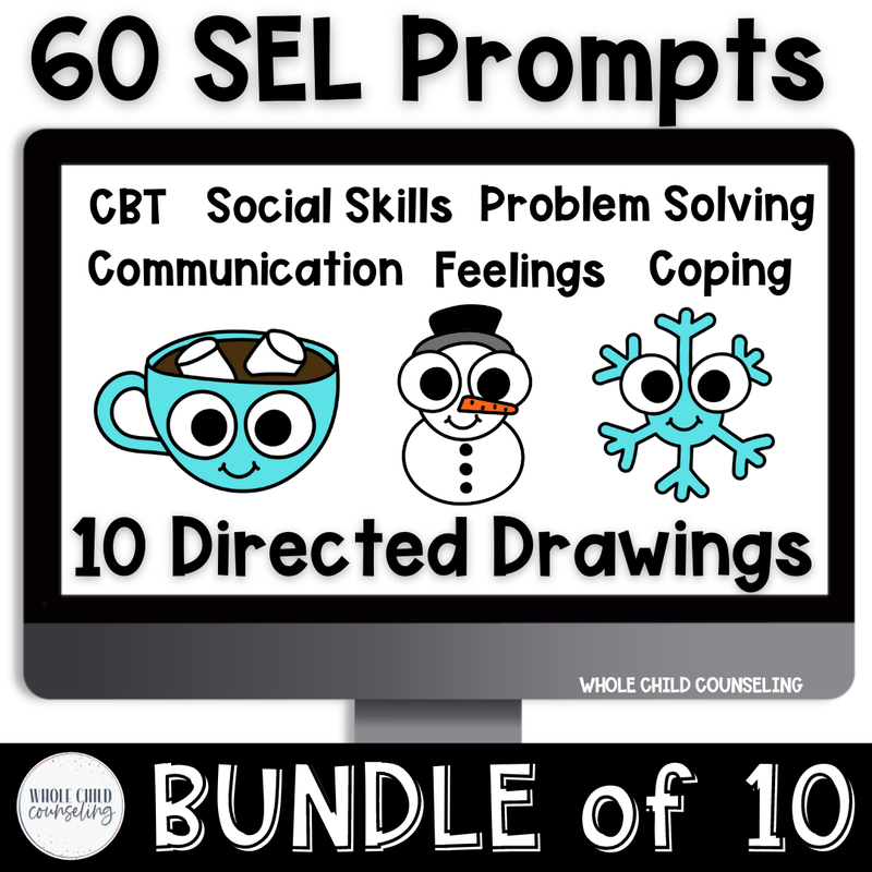 Winter SEL Directed Drawing Bundle Winter SEL Directed Drawing Bundle