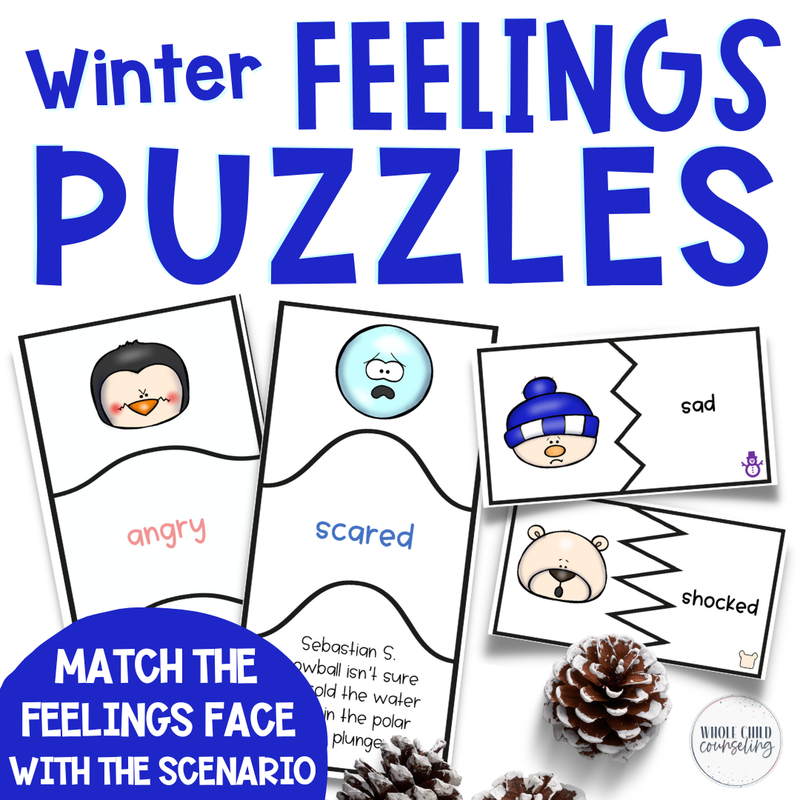 Winter Feelings Puzzles Activities Winter Feelings Puzzles Activities