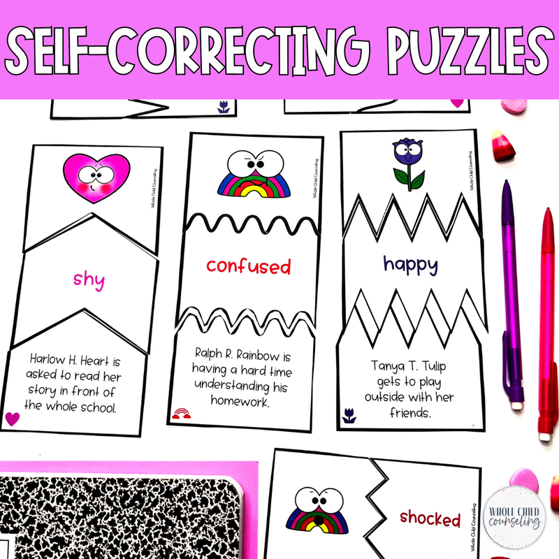 Valentine's Day Feelings Puzzles