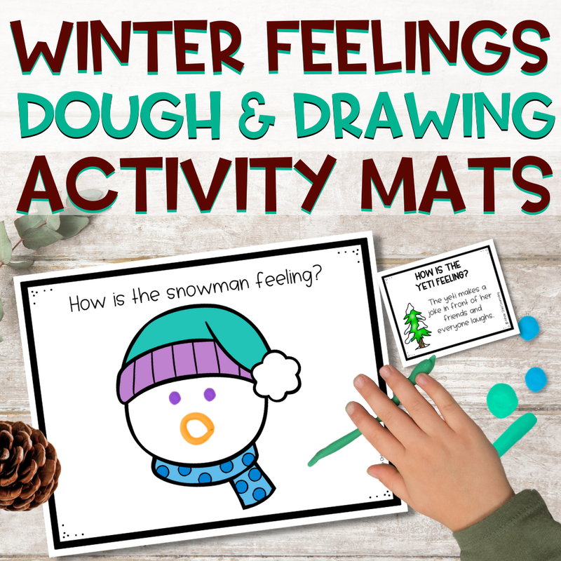 Winter Feelings Play Dough and Drawing Mats Winter Feelings Play Dough and Drawing Mats