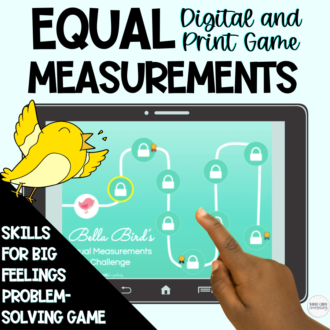 Match the Size of the Problem/Challenge to the Size of the Reaction: Equal Measurements Game
