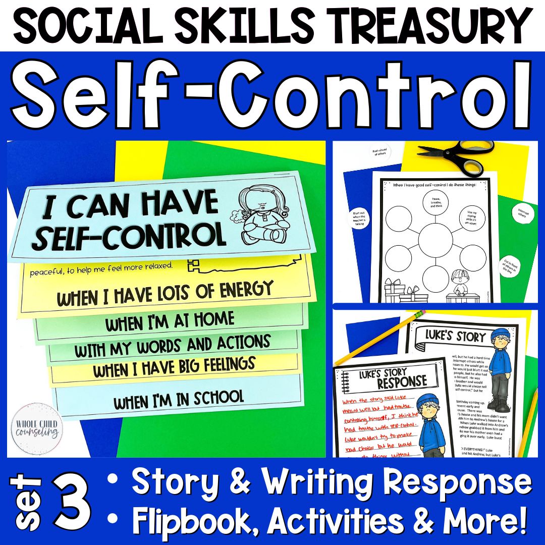 Social Skills Treasury Self-Control Set 3
