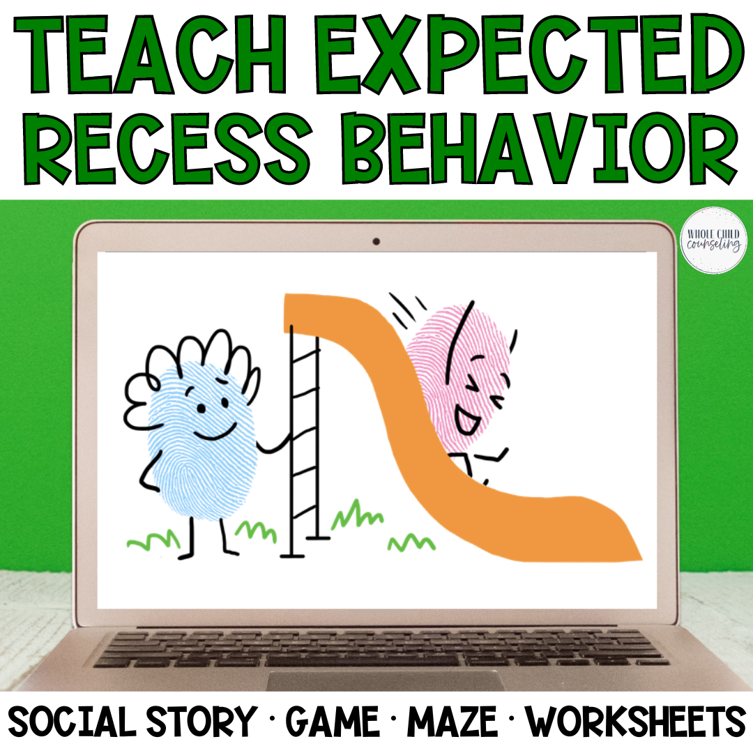 Fingerprint Friends: Teach Expected vs. Unexpected Recess Behavior