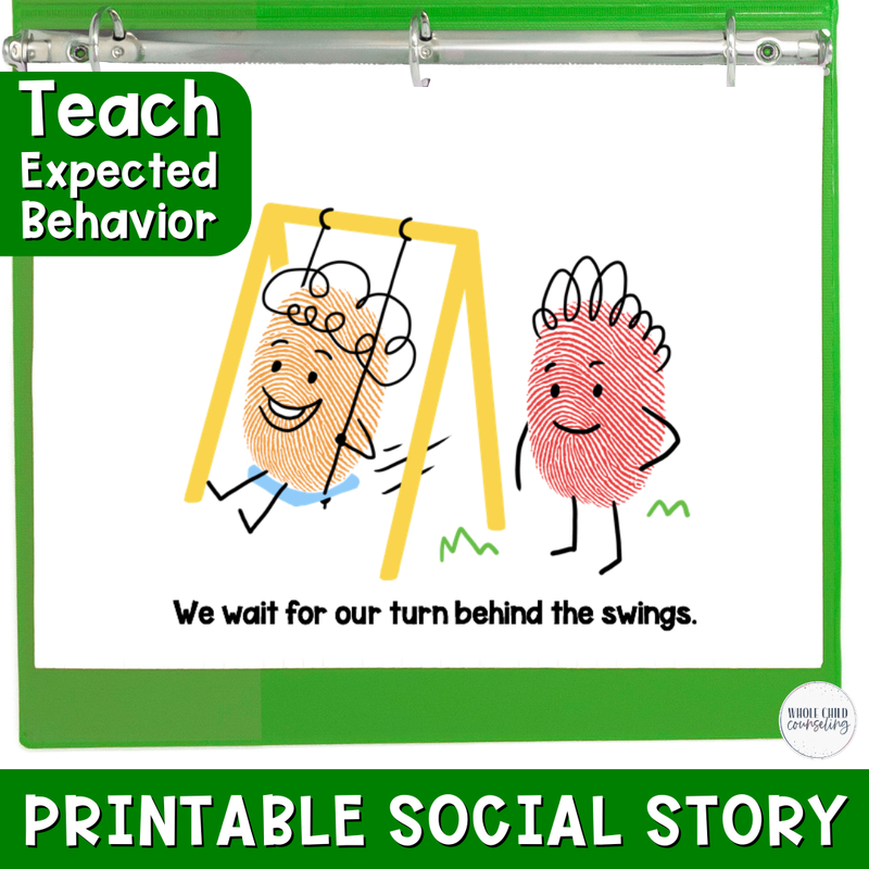 Fingerprint Friends: Teach Expected vs. Unexpected Recess Behavior