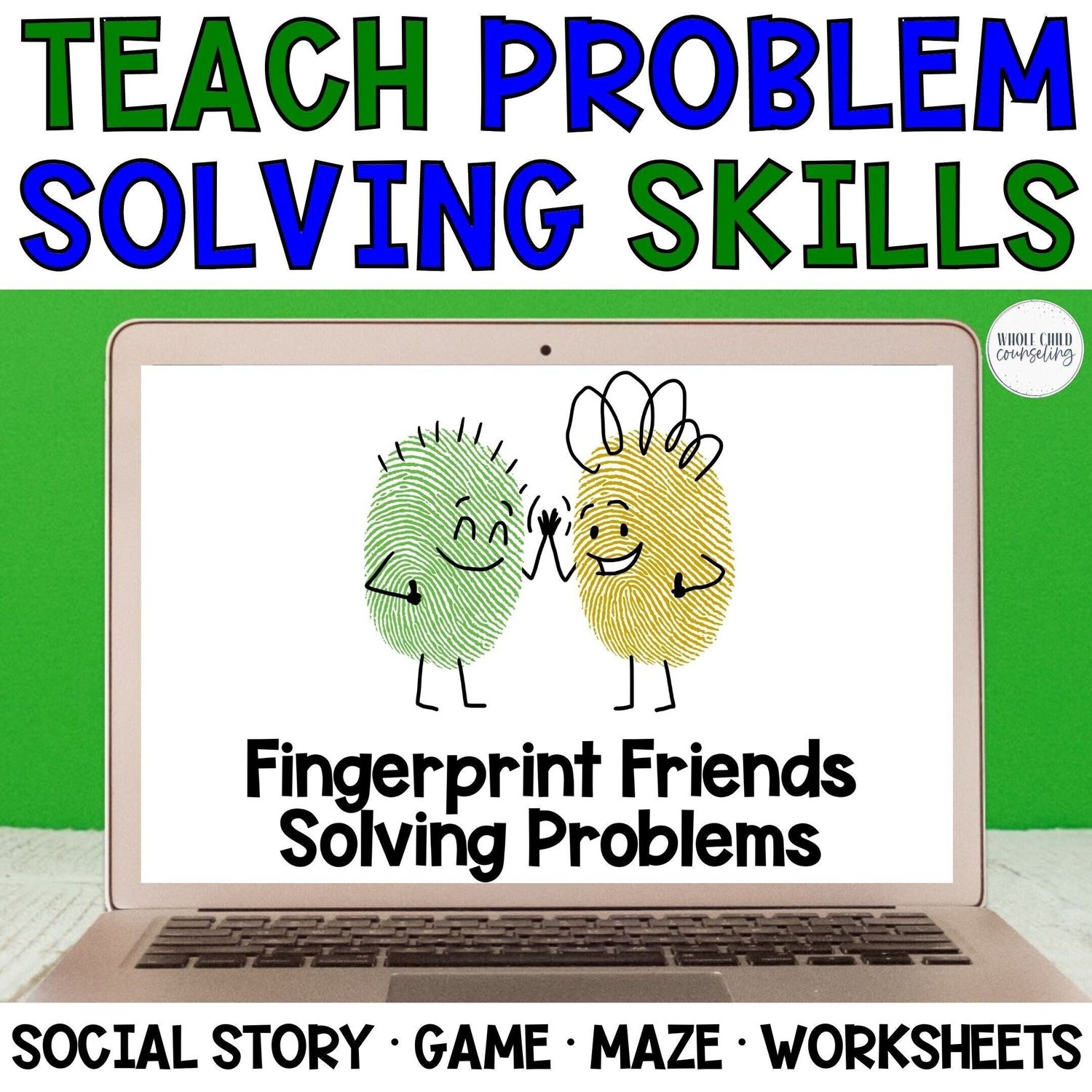Fingerprint Friends: Teach Conflict Resolution &amp; Problem Solving Skills